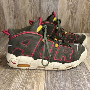 Nike Air More Uptempo Green Cargo Khaki DH0622-300 Mens US Size 11.5